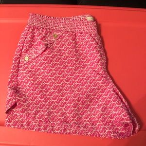 Hot pink shorts